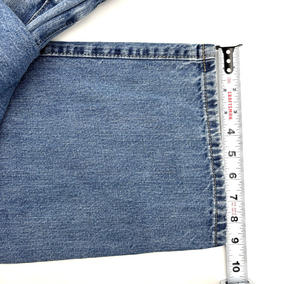 Vintage 00s Calvin Klein Relaxed Straight Medium Wash Jeans 38x30 Made in Mexico - Picture 12 of 15